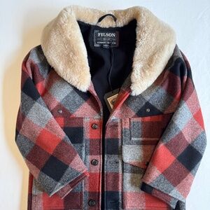Filson Wool Packer Coat, Men's Size Small, "Rust" Colour